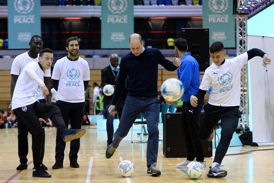 Prince William at #FootballSavesLives Initiative